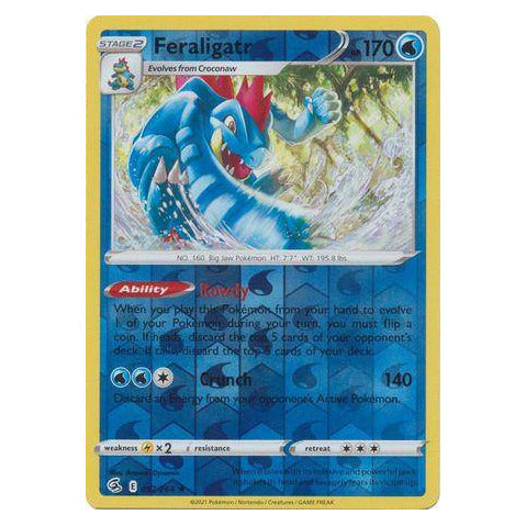 Feraligatr : FUSION STRIKE (Reverse holo) - 057/264