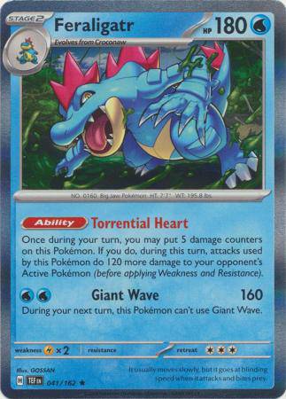 Feraligatr : TEMPORAL FORCES (Holo) - 041/162