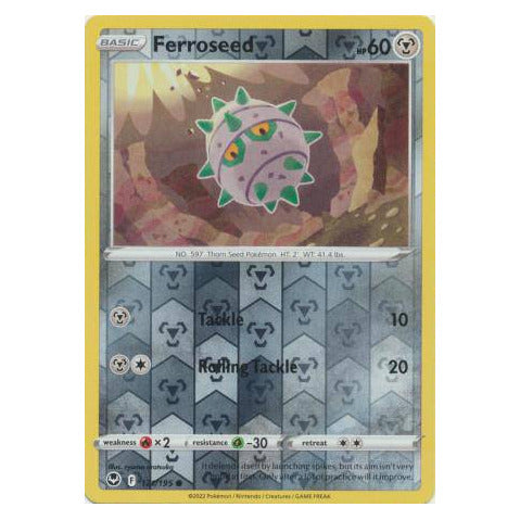 Ferroseed : SILVER TEMPEST (Reverse holo) - 121/195