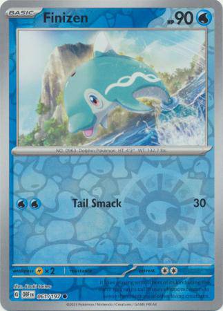 Finizen : OBSIDIAN FLAMES (Reverse holo) - 061/197