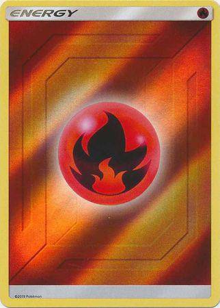 Fire Energy : HIDDEN FATES (Reverse holo)