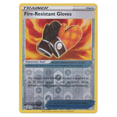 Fire-Resistant Gloves : CHILLING REIGN (Reverse holo) - 138/198