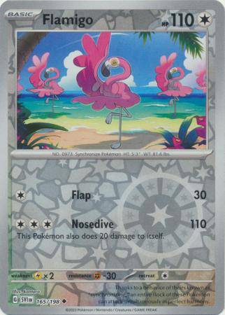 Flamigo : SCARLET & VIOLET BASE (Reverse holo) - 165/198