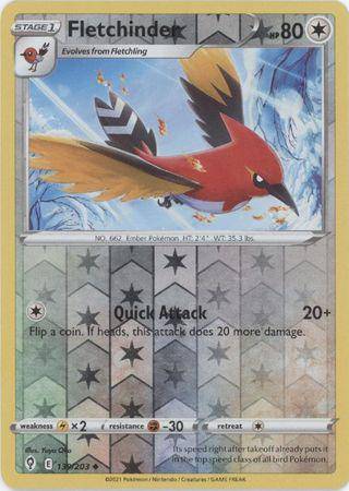 Fletchinder : EVOLVING SKIES (Reverse holo) - 139/203 - Lockett Labs UK