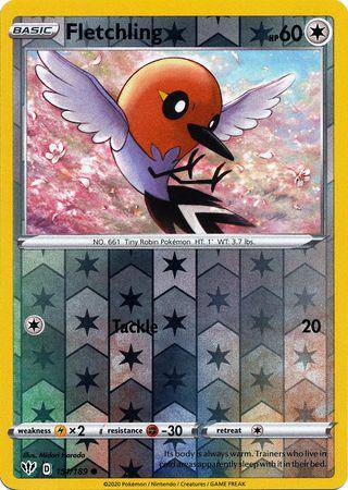 Fletchling : DARKNESS ABLAZE (Reverse holo) - 151/189 - Lockett Labs UK