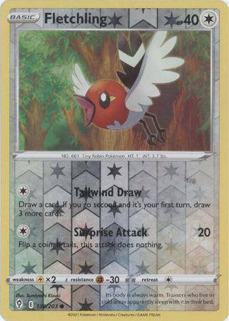 Fletchling : EVOLVING SKIES (Reverse holo) - 138/203 - Lockett Labs UK