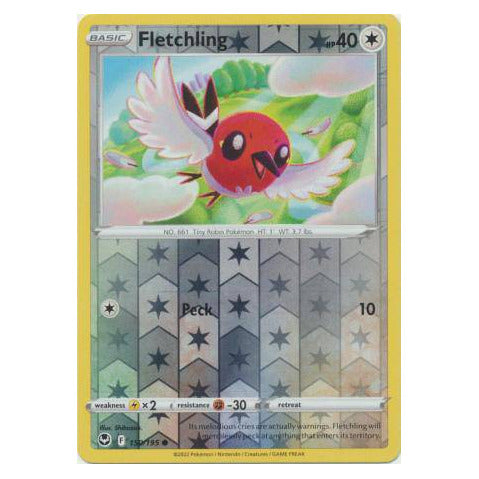 Fletchling : SILVER TEMPEST (Reverse holo) - 150/195