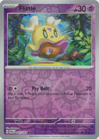 Flittle : PALDEAN FATES (Reverse holo) - 041/091