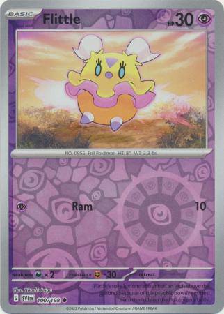 Flittle : SCARLET & VIOLET BASE (Reverse holo) - 100/198 - Lockett Labs UK