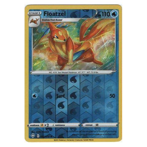 Floatzel : SHINING FATES (Reverse holo) - 023/072