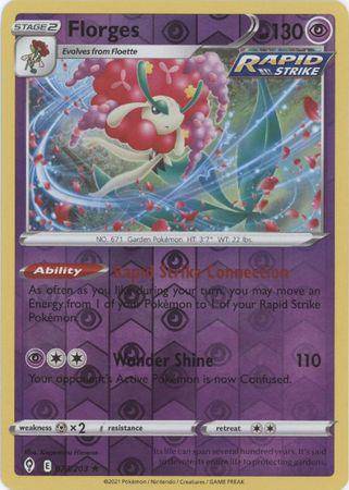Florges : EVOLVING SKIES (Reverse holo) - 073/203 - Lockett Labs UK