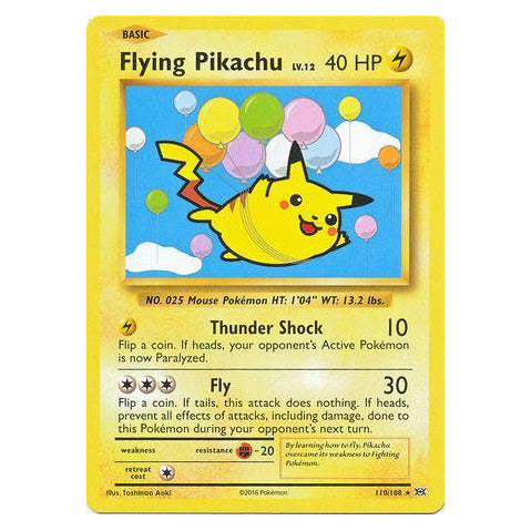 Flying Pikachu : EVOLUTIONS - 110/108