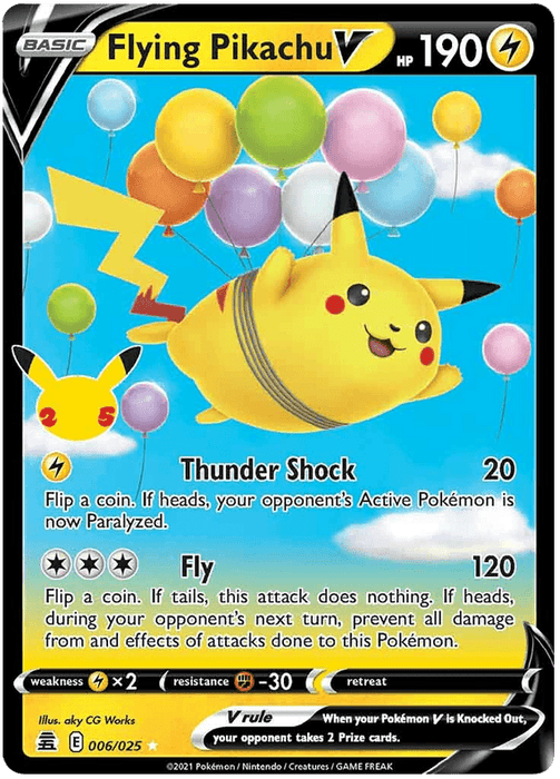 Flying Pikachu V : CELEBRATIONS - 006/025