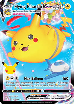 Flying Pikachu VMAX : CELEBRATIONS - 007/025 - Lockett Labs UK