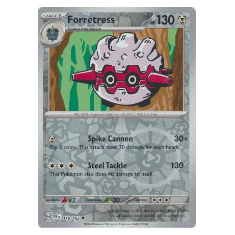 Forretress : TEMPORAL FORCES (Reverse holo) - 110/162