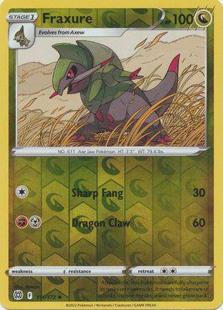 Fraxure : BRILLIANT STARS (Reverse holo) - 111/172 - Lockett Labs UK