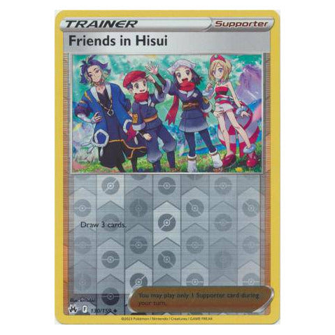 Friends in Hisui : CROWN ZENITH (Reverse holo) - 130/159