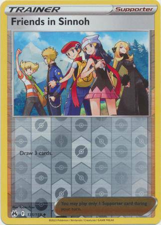 Friends in Sinnoh : CROWN ZENITH (Reverse holo) - 131/159