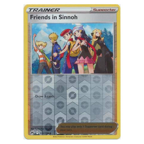Friends in Sinnoh : CROWN ZENITH (Reverse holo) - 131/159