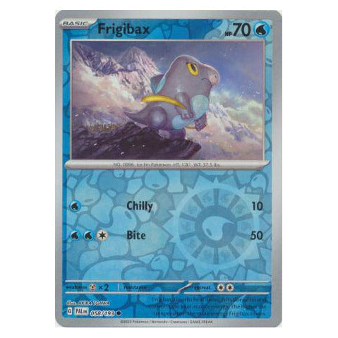Frigibax : PALDEA EVOLVED (Reverse holo) - 058/193