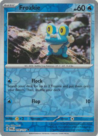 Froakie : TWILIGHT MASQUERADE (Reverse holo) - 056/167 - Lockett Labs UK