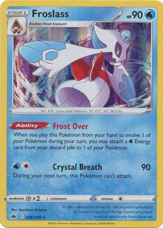Froslass : CHILLING REIGN (Holo) - 036/198 - Lockett Labs UK