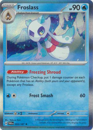 Froslass : TWILIGHT MASQUERADE (Holo) - 053/167 - Lockett Labs UK