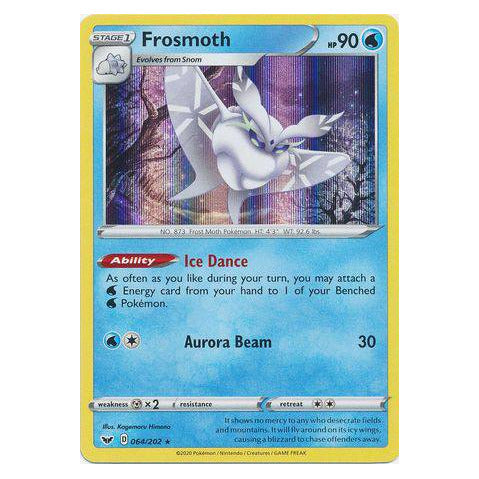 Frosmoth : SWORD & SHIELD BASE (Holo) - 064/202
