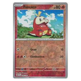 Fuecoco : SCARLET & VIOLET BASE (Reverse holo) - 036/198