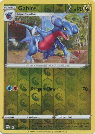 Gabite : BRILLIANT STARS (Reverse holo) - 108/172 - Lockett Labs UK