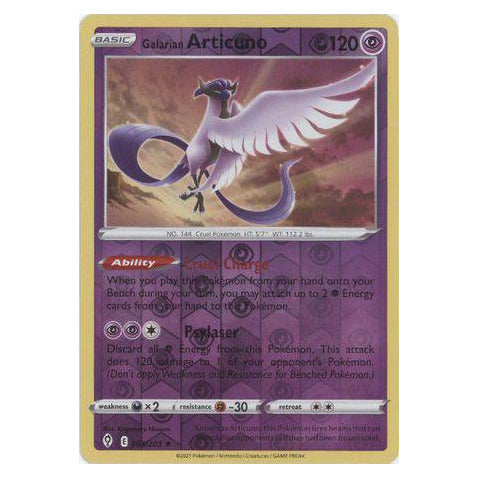 Galarian Articuno : EVOLVING SKIES (Reverse holo) - 063/203