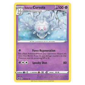 Galarian Cursola : FUSION STRIKE - 118/264