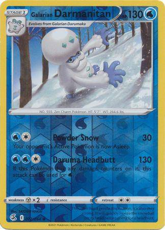 Galarian Darmanitan : FUSION STRIKE (Reverse holo) - 072/264 - Lockett Labs UK