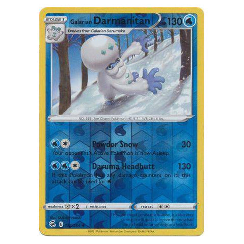 Galarian Darmanitan : FUSION STRIKE (Reverse holo) - 072/264