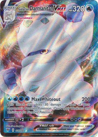 Galarian Darmanitan VMAX : VIVID VOLTAGE  - 037/185 - Lockett Labs UK