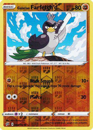 Galarian Farfetch'd : REBEL CLASH (Reverse holo) - 094/192 - Lockett Labs UK