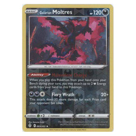 Galarian Moltres : EVOLVING SKIES (Reverse holo) - 093/203