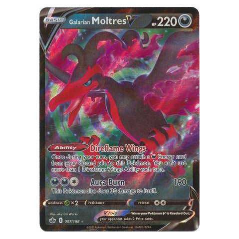 Galarian Moltres V : CHILLING REIGN - 097/198