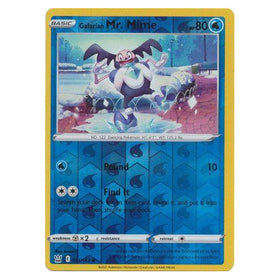 Galarian Mr. Mime : BATTLE STYLES (Reverse holo)- 034/163