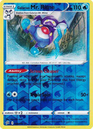 Galarian Mr. Rime : REBEL CLASH (Reverse holo) - 038/192