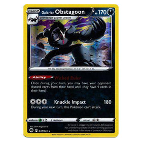 Galarian Obstagoon : CHAMPION'S PATH (Holo) - 037/073
