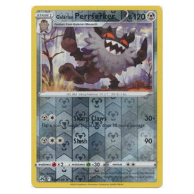 Galarian Perrserker : CROWN ZENITH (Reverse holo) - 085/159