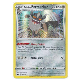 Galarian Perrserker : SWORD & SHIELD BASE (Holo) - 128/202