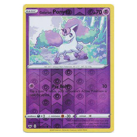 Galarian Ponyta : SWORD & SHIELD BASE (Reverse holo) - 081/202
