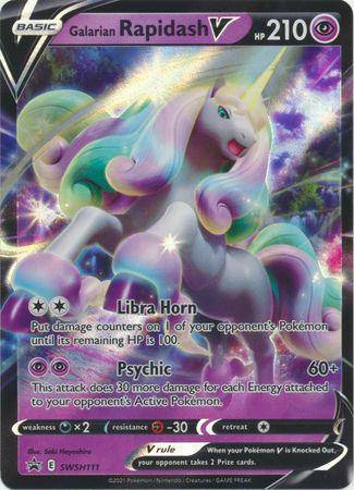Galarian Rapidash V : PROMO - SWSH111 - Lockett Labs UK