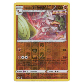 Galarian Sirfetch'd : CHILLING REIGN (Reverse holo) - 079/198