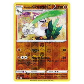 Galarian Sirfetch'd : REBEL CLASH (Reverse holo) - 095/192