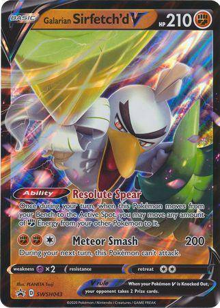 Galarian Sirfetch'd V : JUMBO PROMO - SWSH043 - Lockett Labs UK