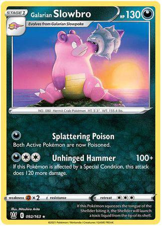 Galarian Slowbro : BATTLE STYLES - 092/163 - Lockett Labs UK