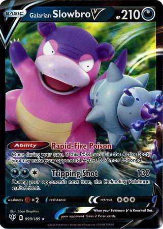 Galarian Slowbro V : DARKNESS ABLAZE - 099/189